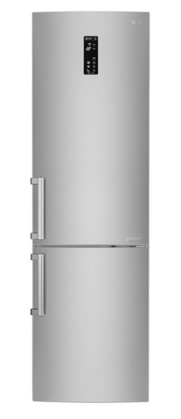 LG GBB59PZFZB Отдельностоящий 225л 93л A++ Нержавеющая сталь холодильник с морозильной камерой