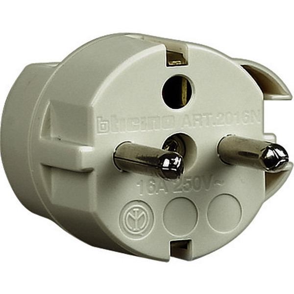 bticino S2016NBE Type E (FR) Type E (FR) White power plug adapter