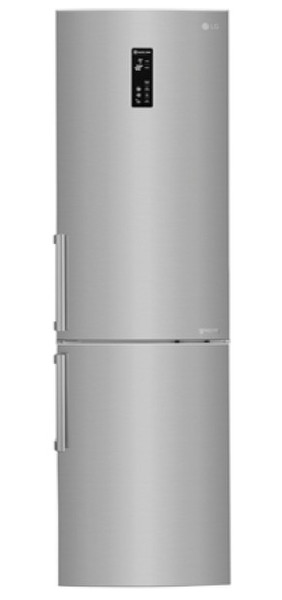LG GBB59PZFFB Отдельностоящий 225л 93л A+++ Нержавеющая сталь холодильник с морозильной камерой