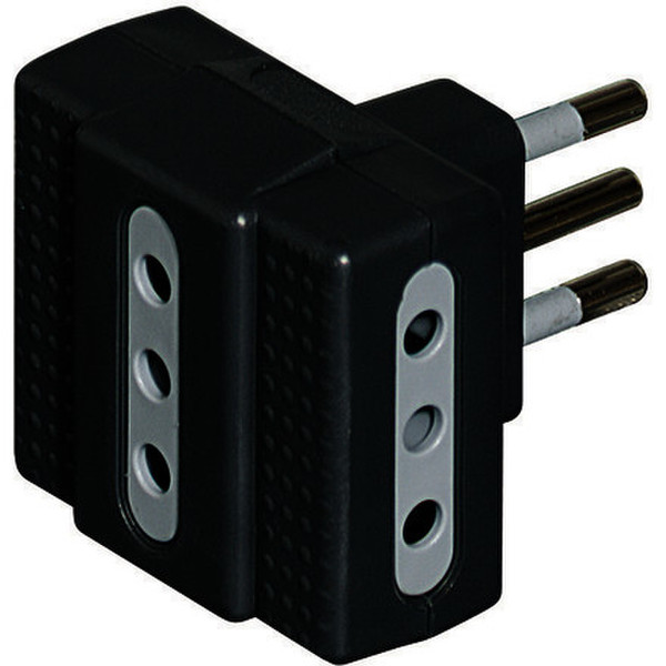 bticino S3603GE Anthrazit Netzstecker-Adapter