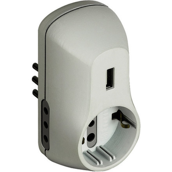 bticino S3613DU Type B White power plug adapter