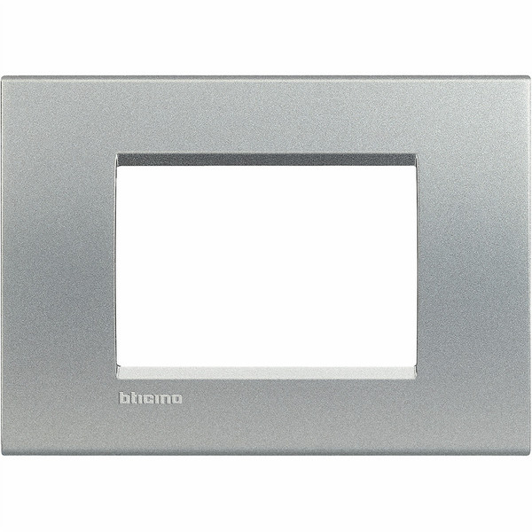 bticino LNA4803TE Cеребряный рамка для розетки/выключателя