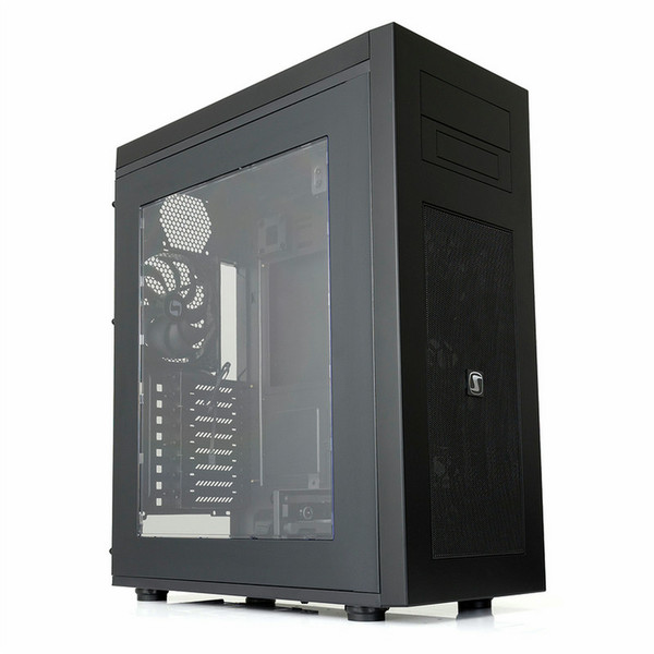 Silentium SPC126 Midi-Tower Black computer case