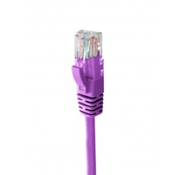 MachPower CV-LAN-032-P 1m Cat5e U/UTP (UTP) Purple networking cable