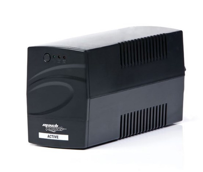 MachPower UPS-LIT80 Line-Interactive 800VA 2AC outlet(s) Mini tower Black uninterruptible power supply (UPS)