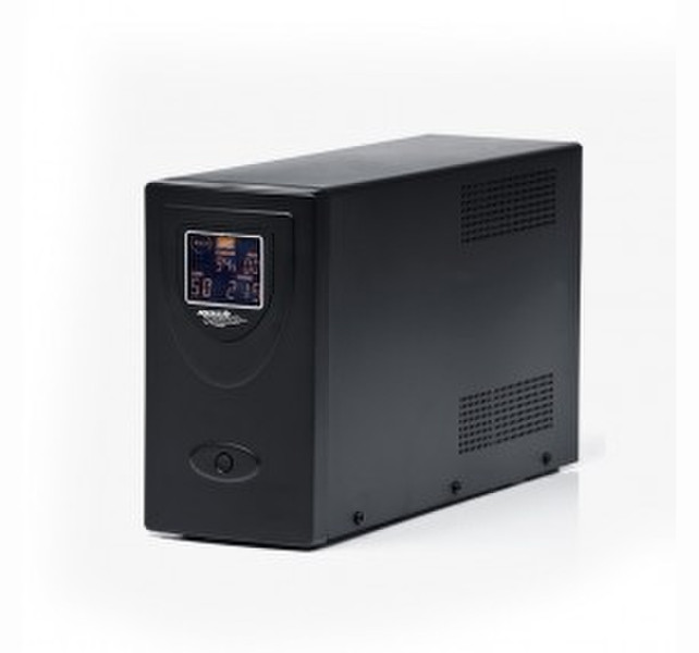 MachPower UPS-LIT20D Line-Interactive 2000VA 2AC outlet(s) Tower Black uninterruptible power supply (UPS)