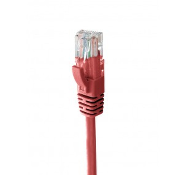 MachPower CV-LAN-030-R 0.3m Cat5e U/UTP (UTP) Red networking cable