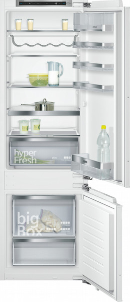 Siemens KI87SSD40 Встроенный 208л 61л A+++ Белый холодильник с морозильной камерой