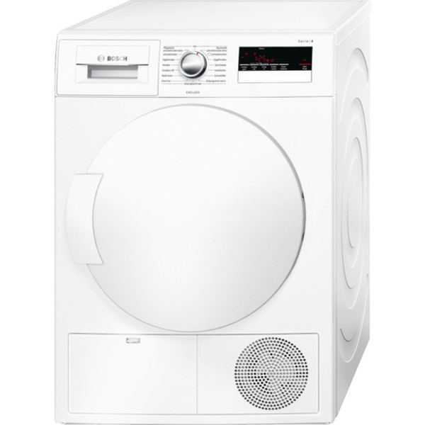 Bosch Serie 4 WTH832EURO Freistehend Frontlader 7kg A++ Weiß Wäschetrockner