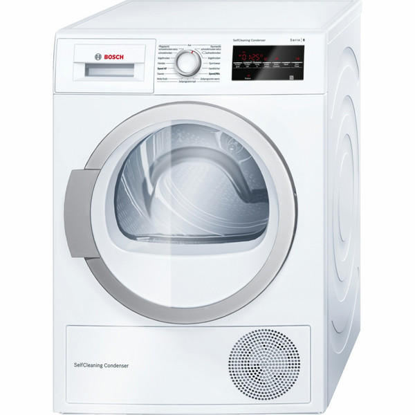 Bosch Serie 6 WTW854E0 Freistehend Frontlader 8kg A++ Weiß Wäschetrockner