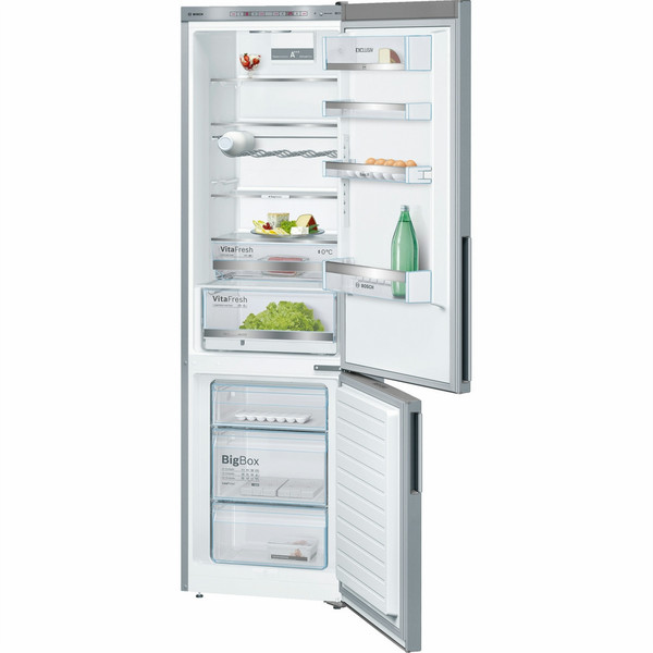Bosch Serie 6 KGE39EL40 Freestanding 244L 88L A+++ Stainless steel fridge-freezer