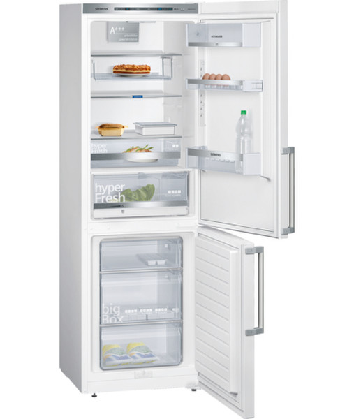Siemens KG36EEW42 Freestanding 214L 88L A+++ White fridge-freezer
