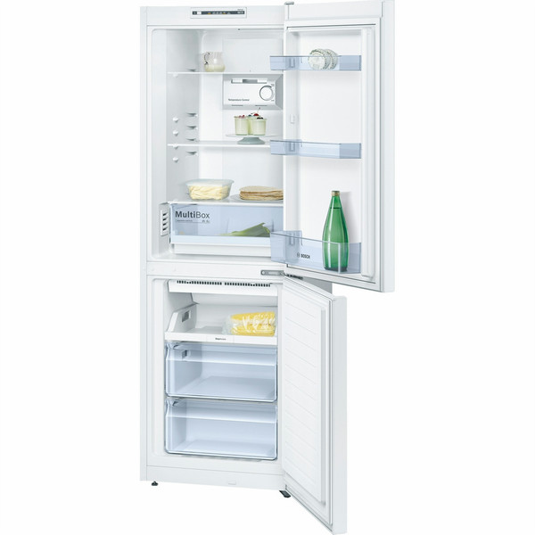 Bosch Serie 2 KGN33NW30 Freestanding 192L 87L A++ White fridge-freezer