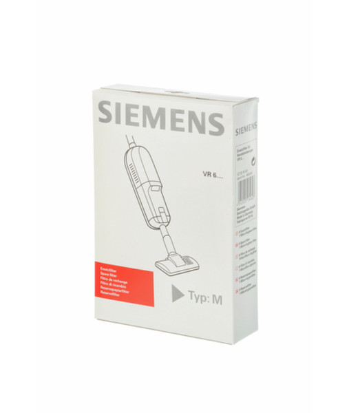 Siemens VZ92M60 Dust bag vacuum supply