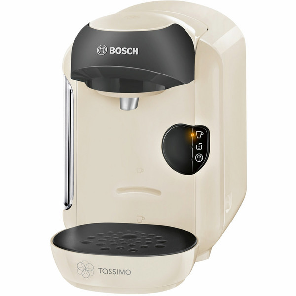 Bosch TAS1257 Pod coffee machine 0.7L Beige,Black coffee maker