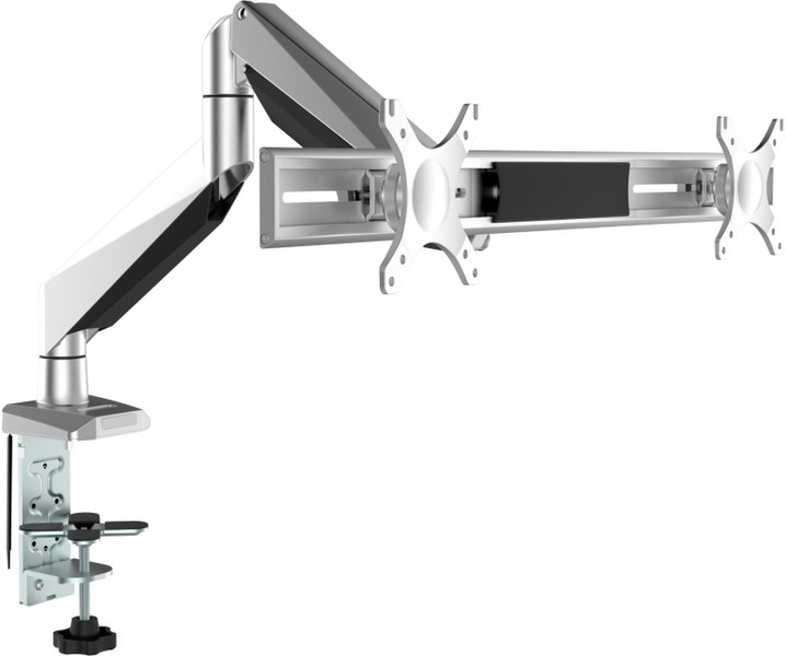Vision VFM-DAD 30" Clamp/Bolt-through Silver flat panel desk mount