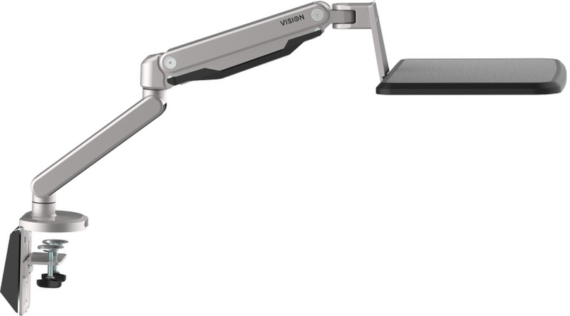 Vision VFM-DS Clamp/Bolt-through Silver flat panel desk mount