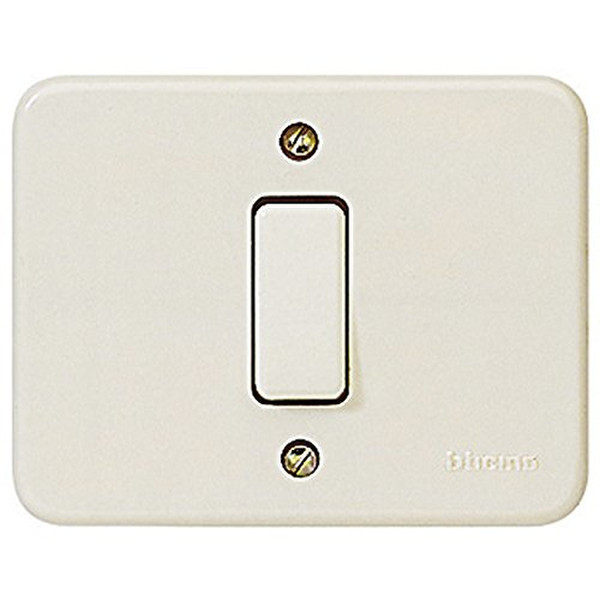 bticino 1101N 1P Ivory electrical switch