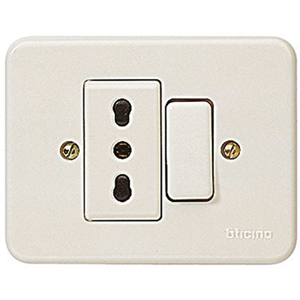 bticino 1216N Schuko Ivory socket-outlet