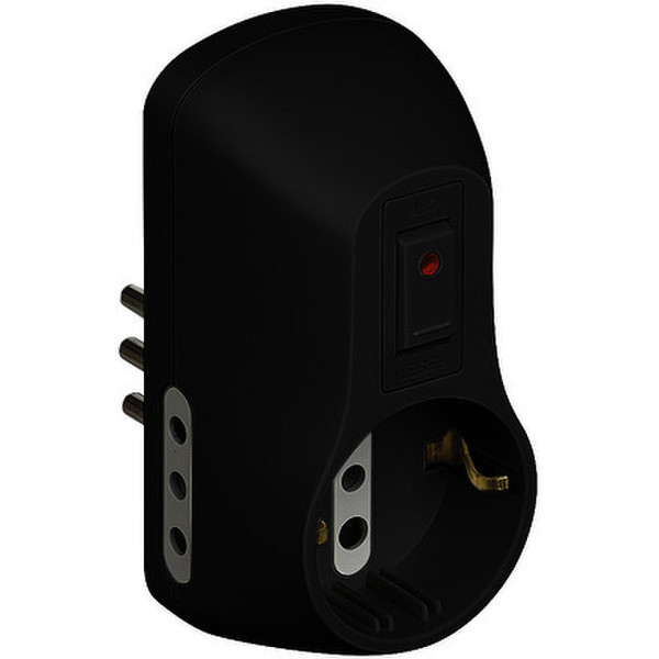 bticino 3610GB Black power plug adapter