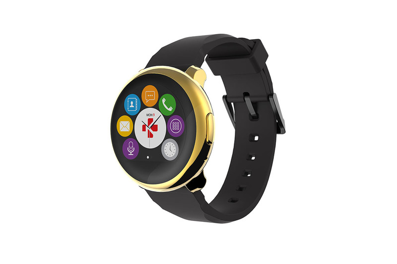 MyKronoz ZeRound 1.22Zoll TFT 63g Gelb Smartwatch
