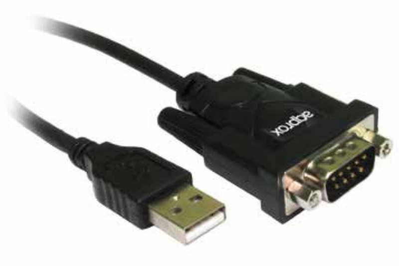 Approx appC27 USB 2.0 DB9 Black