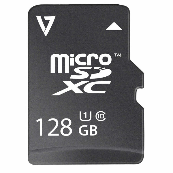 V7 VFMSD128GUHS1R-3E 128ГБ MicroSDXC Class 10 карта памяти