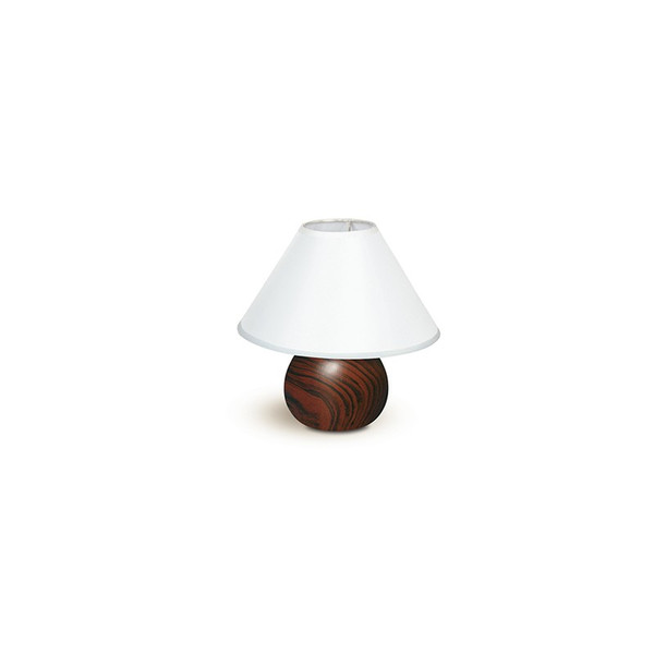 F.A.N. EUROPE Lighting I-174/01400 E14 40Вт Белый, Деревянный настольная лампа