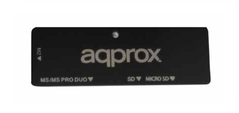 Approx APPCR01B USB 2.0 Черный устройство для чтения карт флэш-памяти