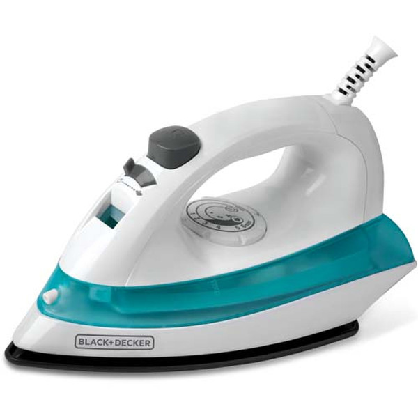 Black & Decker IRBD100 Dry & Steam iron 1100W Blue,White iron