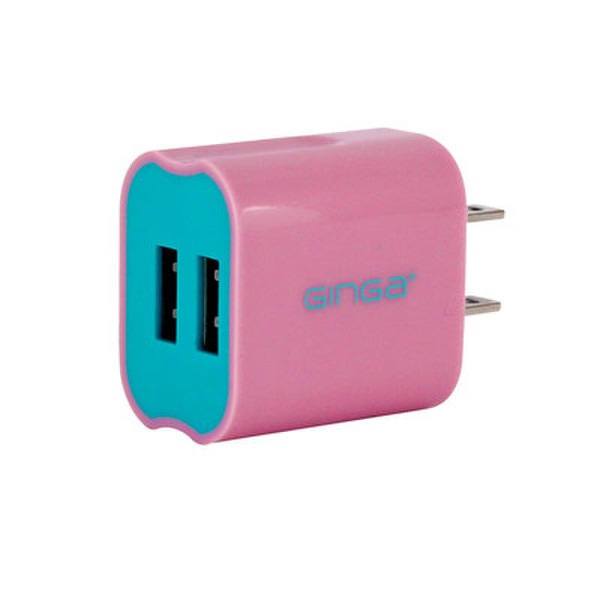 Ginga GIN16CC2P-MV Indoor Blue,Pink mobile device charger