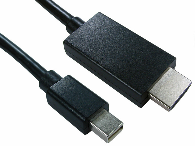 Cables Direct HDMINIDP-HDMI2M 2m Mini DisplayPort HDMI Black