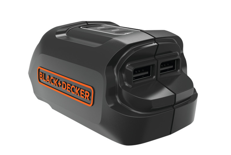 Black & Decker BDCU15AN Для помещений Черный, Оранжевый зарядное для мобильных устройств