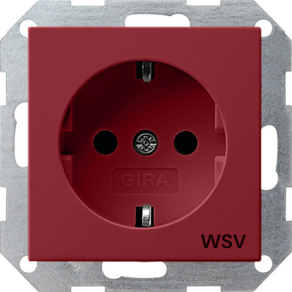 GIRA 044902 Schuko Red socket-outlet