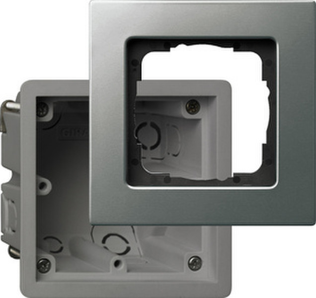 GIRA 2881 202 Stainless steel outlet box