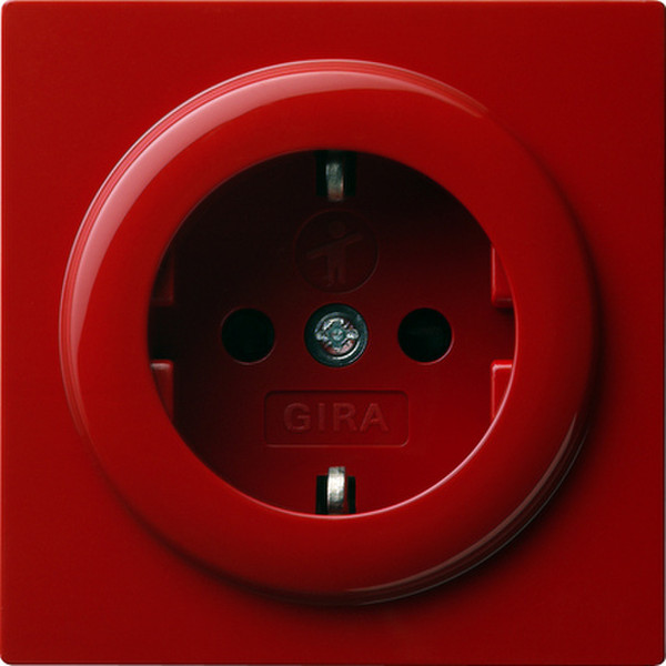 GIRA 045343 Schuko Red socket-outlet