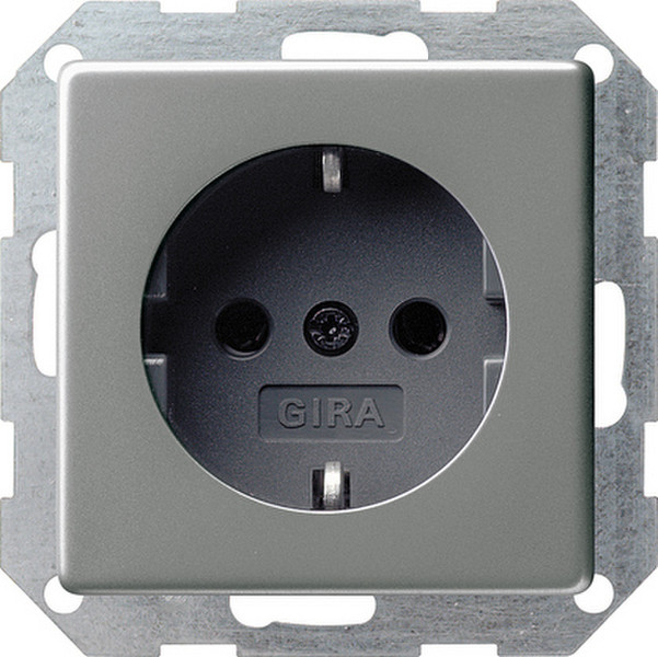 GIRA 045320 Schuko Stainless steel socket-outlet