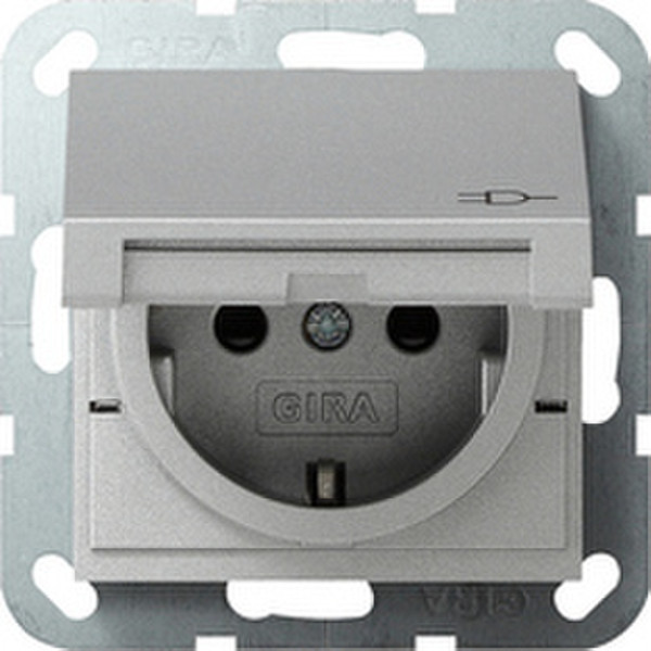 GIRA 041426 Schuko Aluminium socket-outlet