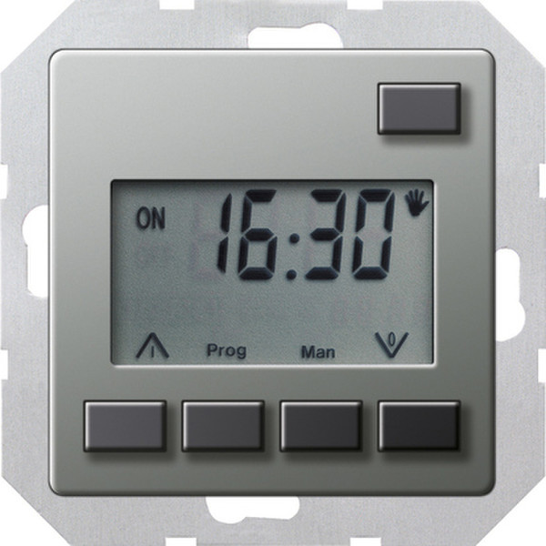 GIRA 117520 Daily/Weekly timer Stainless steel