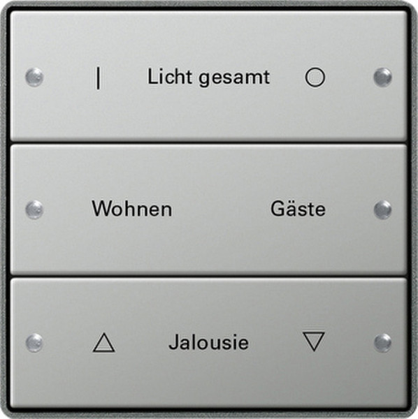 GIRA 2133212 Edelstahl Elektroschalter