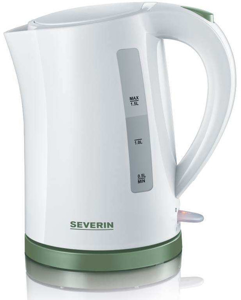 Severin WK 9931 1.5L 2200W Green,White electrical kettle