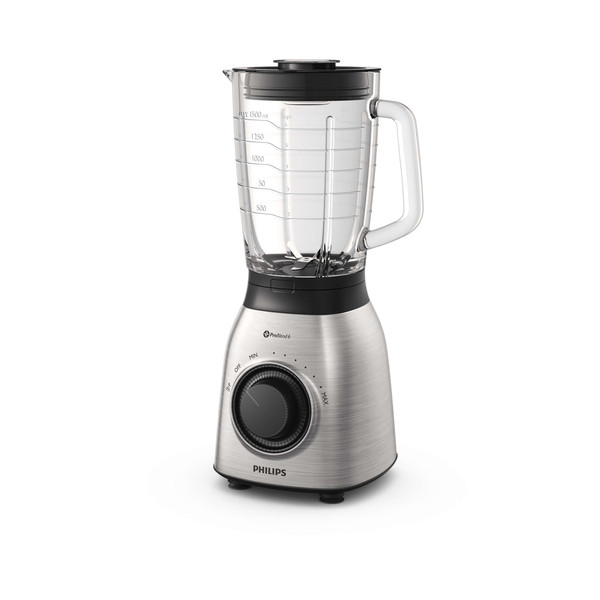 Philips Viva Collection HR3555/00 Стационарный 2л 700Вт Черный, Прозрачный блендер