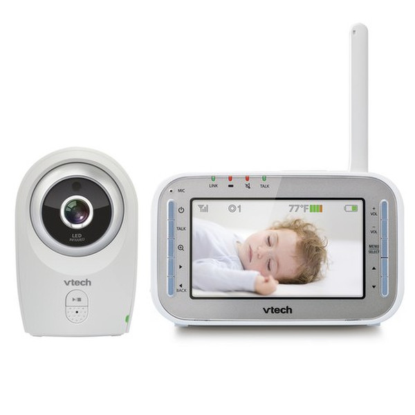 VTech VM341 300м Cеребряный, Белый baby video monitor