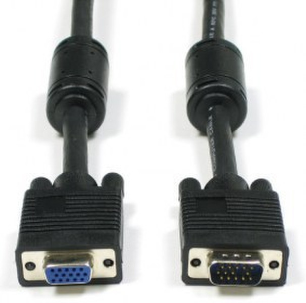 BRobotix 309625 7.5м VGA (D-Sub) VGA (D-Sub) Черный VGA кабель