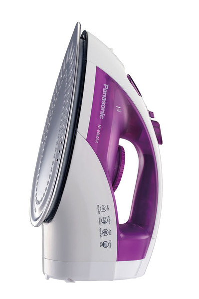Panasonic NI-E665SV Dry & Steam iron Stainless Steel soleplate 1600W Violet iron