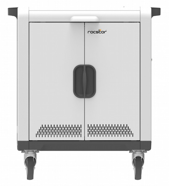 Rocstor VTSC032-01 Portable device management cart Черный, Белый тележки / шкаф управления портативными устройствами