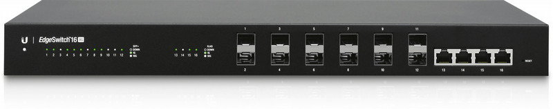 Ubiquiti Networks ES‑16‑XG Managed 10G Ethernet (100/1000/10000) 1U Black