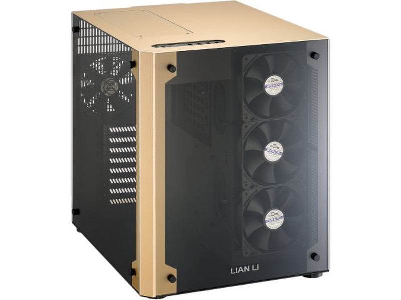 Lian Li PC-O8 Преступности и Gangster Черный, Золотой системный блок