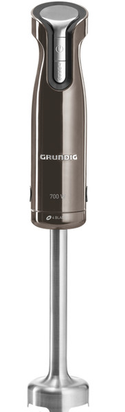 Grundig BL 6280 G Pürierstab Schwarz, Braun, Grau, Edelstahl 0.7l 700W