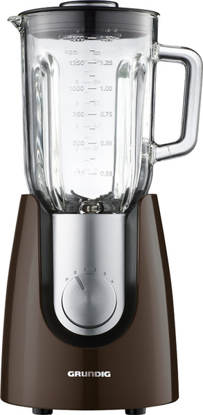 Grundig SM 7280 G Tabletop blender Black,Brown,Grey,Stainless steel,Transparent 1.5L 600W